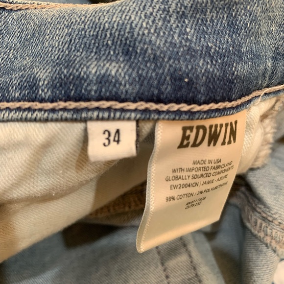 Edwin Jamie - Azure - Boyfriend Jeans - Picture 7 of 12